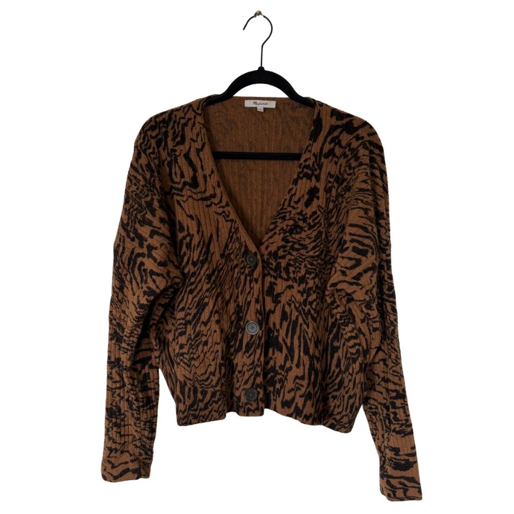 Madewell | Cameron Ribbed Cardigan Sweater - Size L